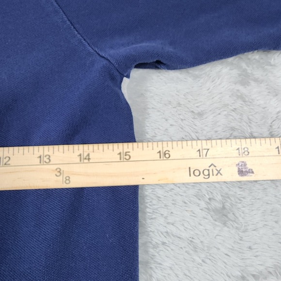 Polo Ralph Lauren Polo Shirt‎ Youth Large 14-16 Navy Gray Big Pony Athletics - Picture 10 of 13